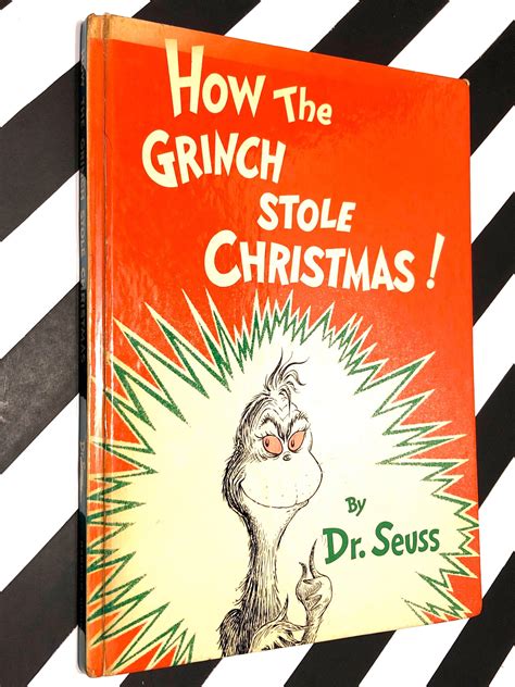 How the Grinch Stole Christmas by Dr. Seuss (1957) hardcover book