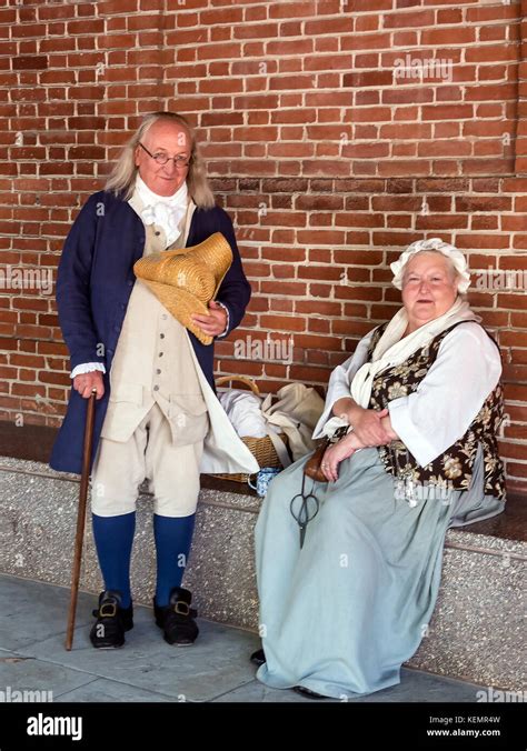 Ben Franklin impersonator, Benjamin Franklin Museum, Philadelphia ...