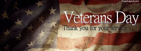 Veterans Day Thank You For Your Service Facebook Cover coverlayout.com ...