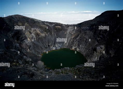 Crater of Irazu volcano, Costa Rica Stock Photo - Alamy