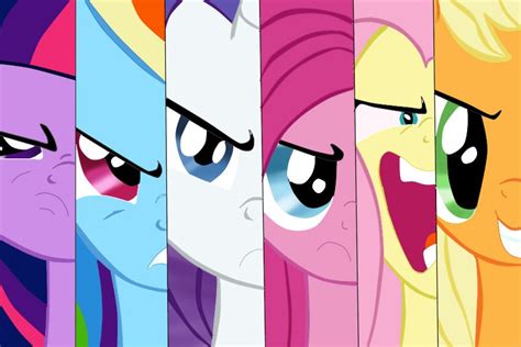 MLP - The Angry Mane 6 | My little pony, My little pony friendship, Pony