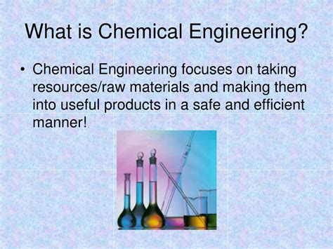 PPT - Why Chemical Engineering? PowerPoint Presentation, free download - ID:2604669