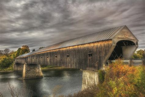 Cornish Windsor Covered Bridge 2 Photograph by Joann Vitali