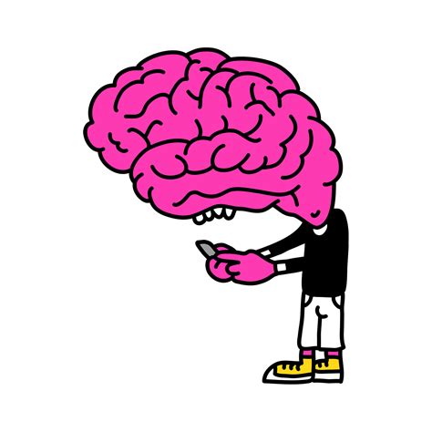 gif animation of human brain activity while using mobile | Brain activities, Line illustration ...