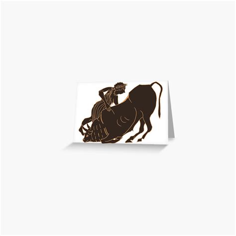 "Bull - The Symbol of Zeus" Greeting Card for Sale by tregenza | Redbubble