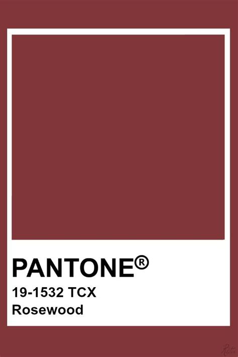 Pantone Rosewood | Pantone color chart, Pantone colour palettes ...