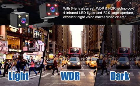 Amazon.com: Dash Cam, 3 Channel Dash Cam, 1080P Dash Cam Front and ...