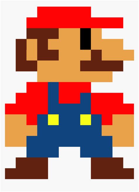 8-bit Mario Png - Mario Bros 8 Bits, Transparent Png - kindpng