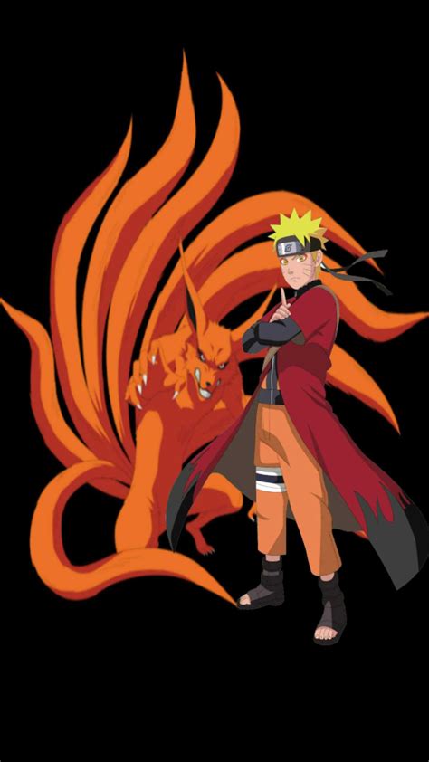 Kurama And Naruto Wallpaper - iXpap