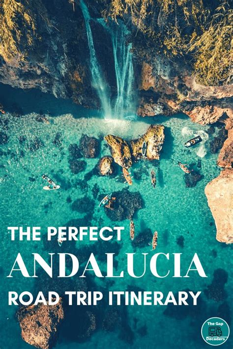 the perfect andaluca road trip itinerary is an aerial view from above