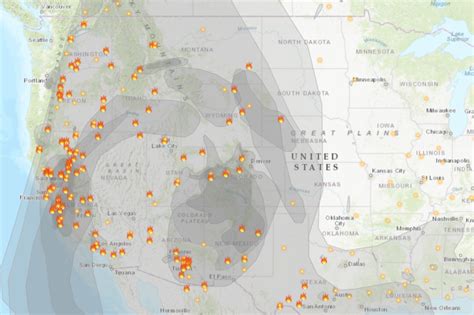 Fire and smoke map | FlowingData