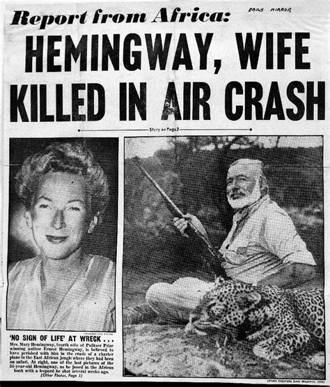 Hemingway's African Safari Photos - Add'l Photos Added | Ernest hemingway, Newspaper headlines ...