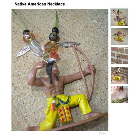 Random Appropriation of the Day! (Plastic Indian Necklace) | Native Appropriations