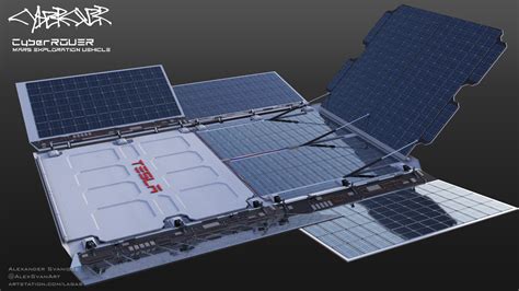 ArtStation - Solar panels for Mars Rover concept