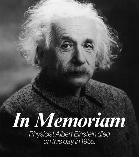 On this day: Albert Einstein died in 1955