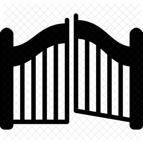 Gate Icon - Download in Glyph Style