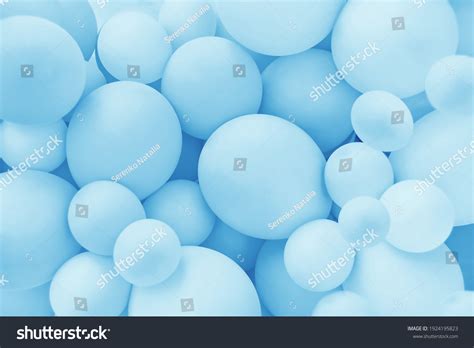 Light Blue Balloons Background Punchy Pastel Stock Photo 1924195823 ...