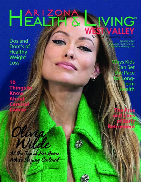 Olivia Wilde - Arizona Health & Living Magazine January 2023 Issue • CelebMafia