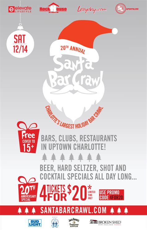 Santa Bar Crawl - RockHouse Events