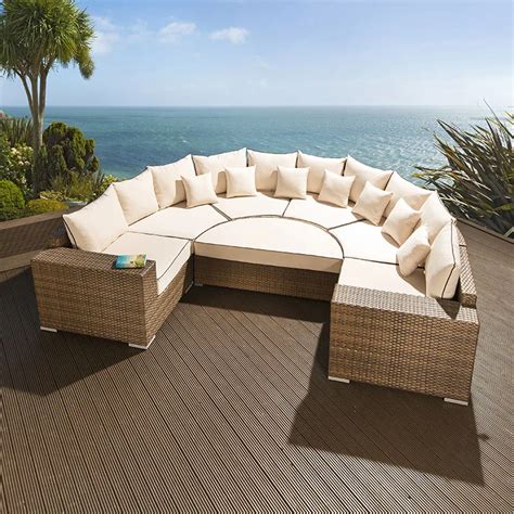 Outdoor Corner Sofa Set Large Contemporary Natural Rattan Corner Sofa - Buy Rattan Corner Sofa ...