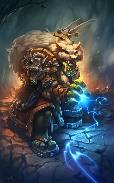 Orc Shaman, Jerry Mascho | Warcraft art, World of warcraft gold, Warcraft characters