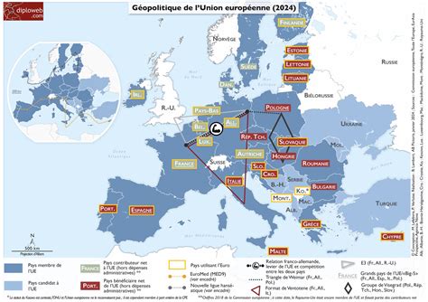 Carte. Géopolitique de l'Union européenne (2024). Concours ENS Lyon