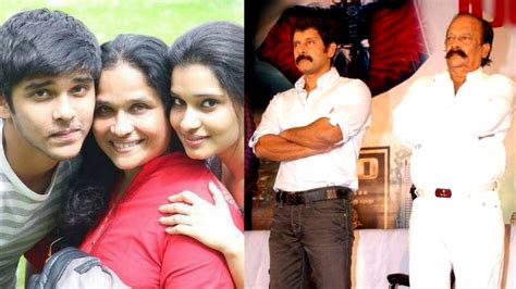 Actor Vikram Family Photos - YouTube