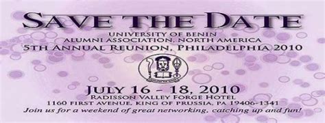 The 5th Annual University of Benin Alumni North America Reunion