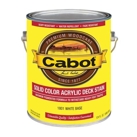 Cabot Solid Color Acrylic Deck Stain by Cabot at Fleet Farm