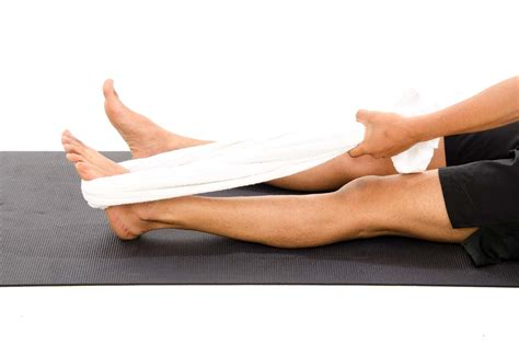 Calf Stretch with Knee Extended using Towel - Vissco Healthcare Private Limited.