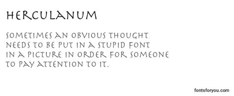 Herculanum Font – Download Free, Online Generator