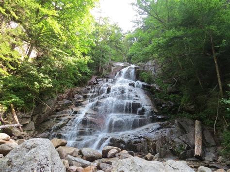 Waterfall I came across while hiking up Mt Lincoln New Hampshire ...