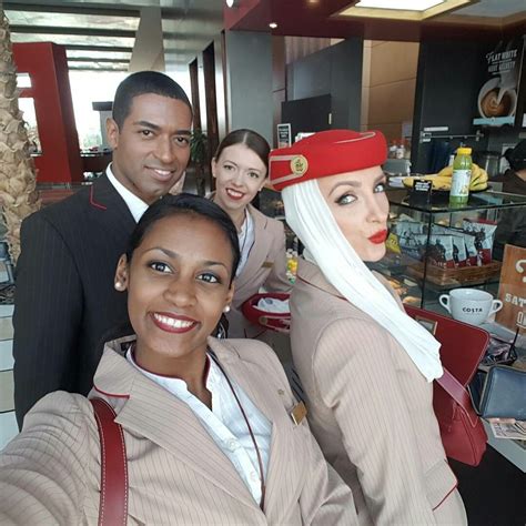 Emirates Airline Cabin Crew, Aviation World, Crewe, Crew Members, Flight Attendant, Red Hats ...