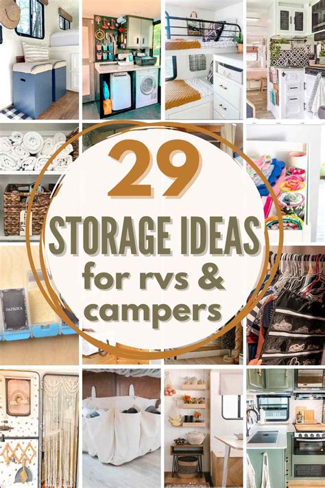 29 Unbelievably Useful Camper and RV Storage Ideas