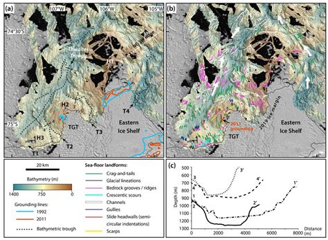 (a) High-resolution bathymetry map of the inner Amundsen Sea shelf in... | Download Scientific ...