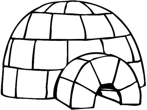 Igloo Drawing | Free download on ClipArtMag