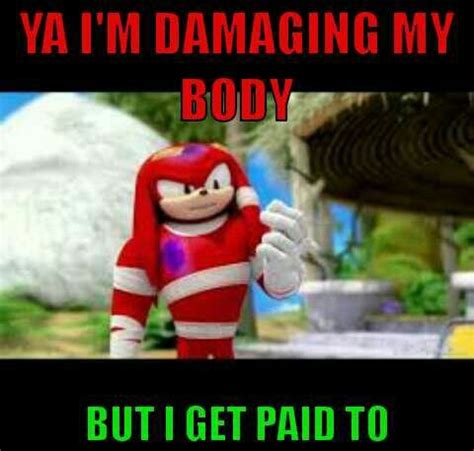Funny Knuckles meme from sonic boom episode 13 unlucky knuckles | Sonic funny, Sonic boom, Sonic