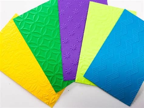 40 Embossed paper colorful embossed paper scrapbook | Etsy
