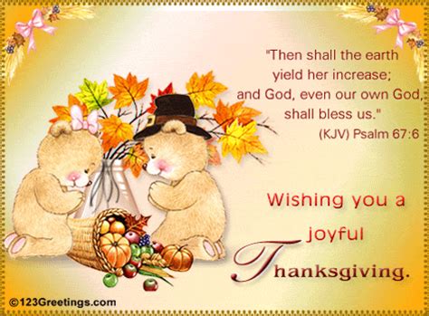 A Joyful Thanksgiving! Free Prayers eCards, Greeting Cards | 123 Greetings