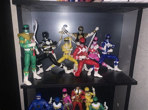 Took forever, but finally got a full MMPR team. Red came in today : r ...