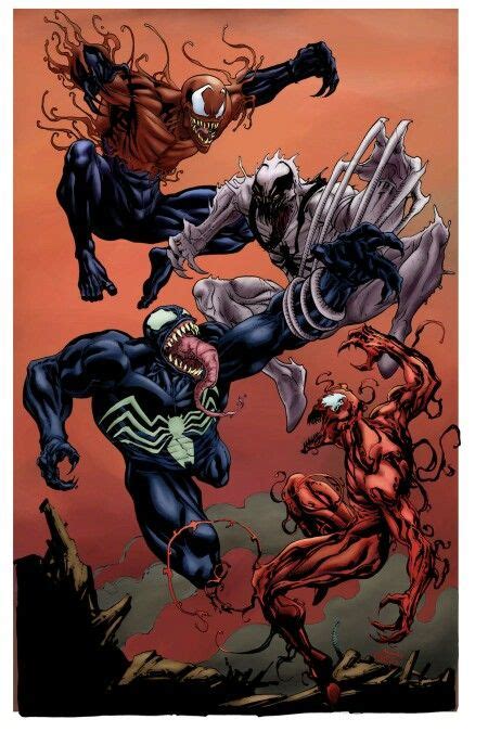 Venom vs carnage vs toxin vs anti-venom | Superhéroes marvel, Dibujos ...