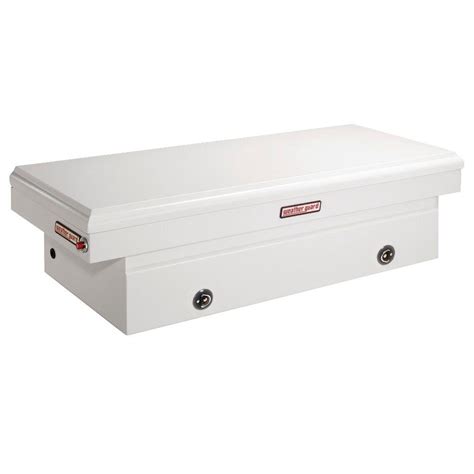 Weather Guard Full-Size Steel Extra Wide Truck Tool Box in Brite White-116-3-02 - The Home Depot