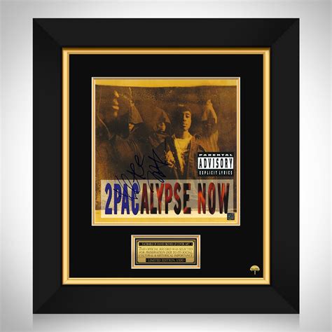 2Pac - 2pacalypse Now LP Cover Limited Signature Edition Custom Frame ...