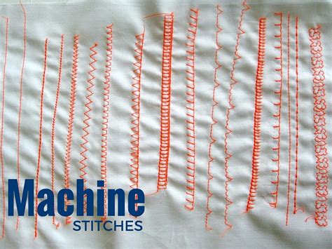 Machine Stitches | Sewing Term - The Sewing Loft