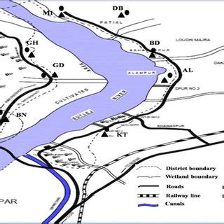 Map of Ropar wetland, Punjab, India. (Source: DFO Office, Ropar... | Download Scientific Diagram