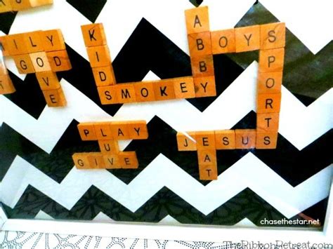 Scrabble Tile Art Tutorial - The Ribbon Retreat Blog