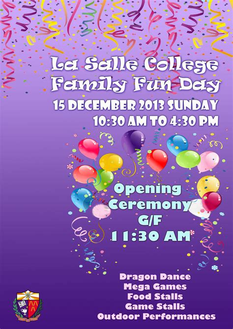 La Salle College Family Fun Day 2013 - LSCOBA
