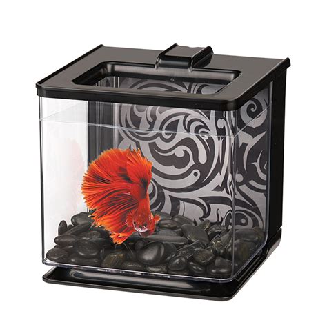 Marina Betta EZ Care Black Aquarium Kit | Petco