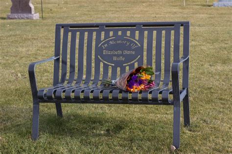 Premier Memorial Bench Rexburg, ID Cemetery Premier Memorial Benches ...