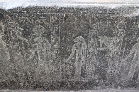 Egyptian Sarcophagus with Hieroglyphics | Egyptian Sculpture… | Flickr